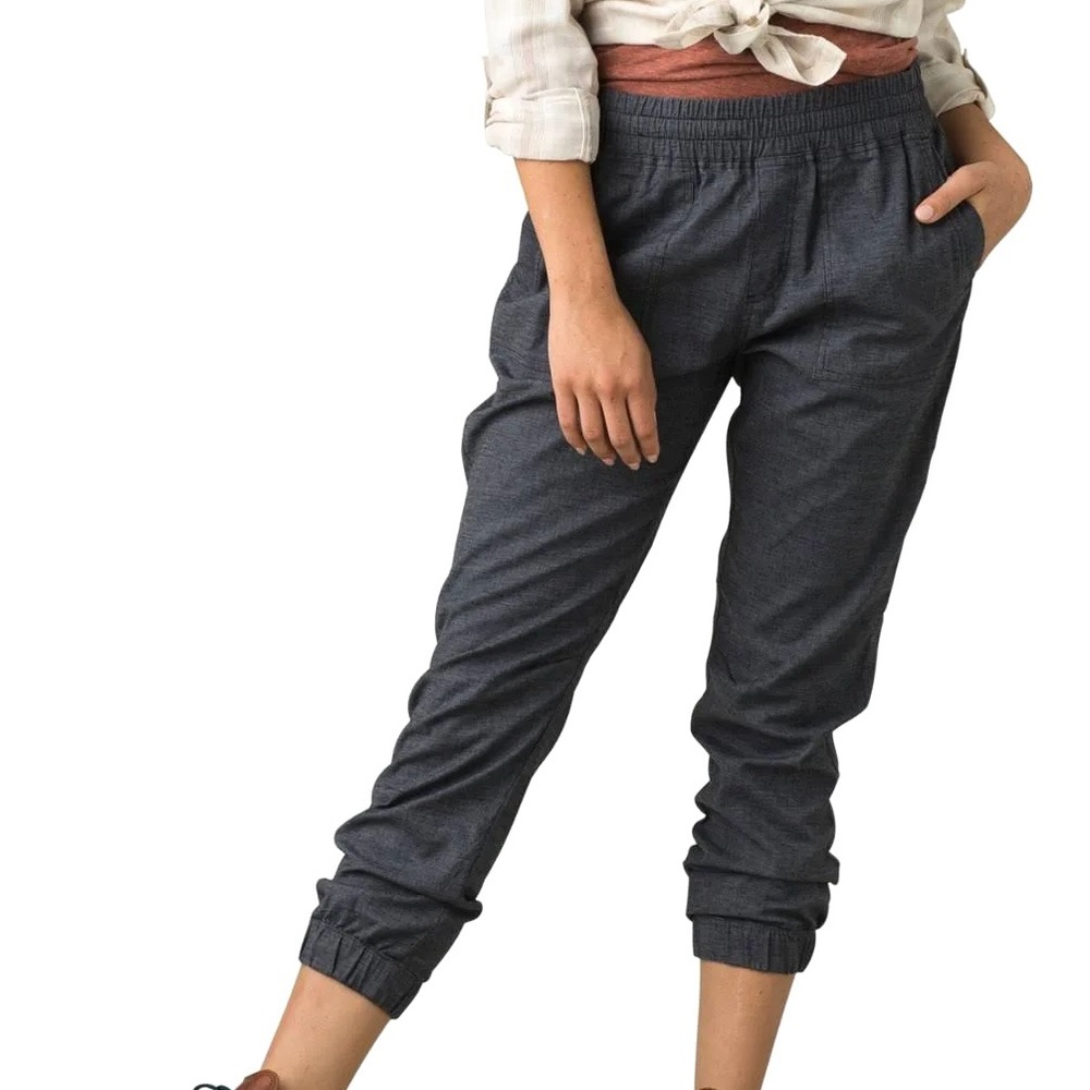 Prana Mantra Hemp Joggers Women’s Size S Pull On Drawstring Casual Comfy Outdoor